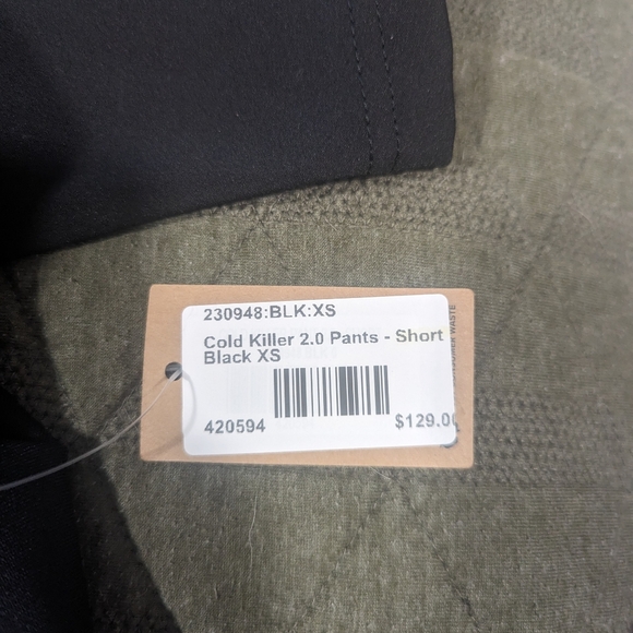 NWT Title Nine Cold Killer 2.0 pants | Black XS Short - Picture 5 of 5